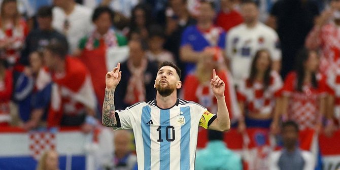 VIDEO: Catatan Rekor Lionel Messi Selama Main di Piala Dunia 2022