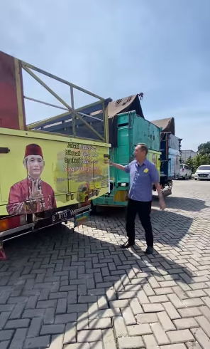 bos jalan tol kaget tiba tiba digruduk para sopir truk