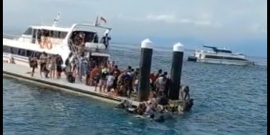 Viral Jetty di Dermaga Nusa Penida Patah, Padahal Masih Baru