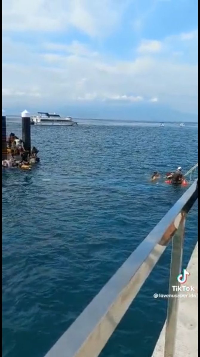 viral jetty di dermaga nusa penida patah padahal masih baru