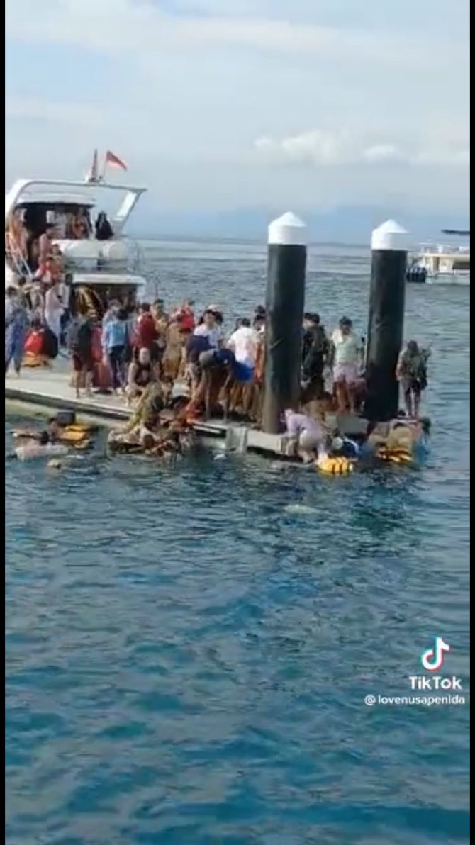 viral jetty di dermaga nusa penida patah padahal masih baru