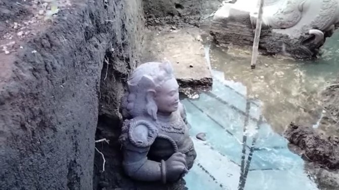 candi buddha terindah tandingi borobudur ditemukan tertimbun letusan gunung ribuan t