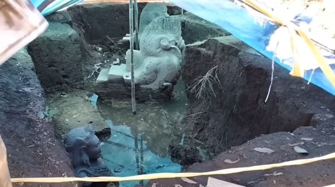 candi buddha terindah tandingi borobudur ditemukan tertimbun letusan gunung ribuan t