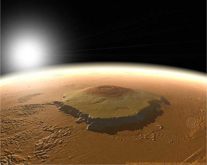 permukaan mars yang akan jadi destinasi penjelajahan wisata