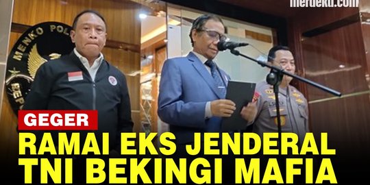 VIDEO: Heboh, Menko Mahfud Sebut Banyak Eks Jenderal TNI Jadi Beking ...