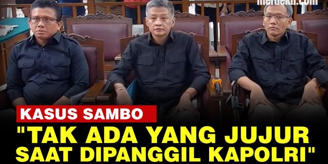 VIDEO: Hendra Kurniawan Sebut Semua Tak Jujur saat Dipanggil Kapolri di Kasus Sambo
