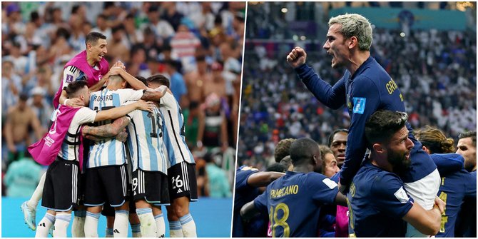 Perjuangan Argentina dan Prancis hingga Final Piala Dunia 2022, Keduanya Pernah Kalah