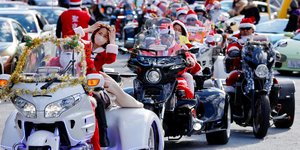 Parade Xmas Toy Run Bangkitkan Semangat Melawan Pelecehan Anak di Tokyo