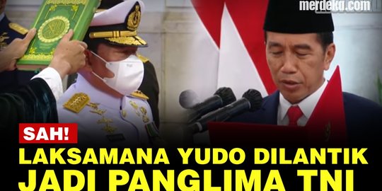 Video Jokowi Sematkan Pangkat Ke Laksamana Yudo Usai Dilantik Jadi