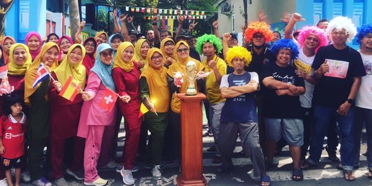 Keren! Cluster Cemara Depok Maharaja Juara 3 Lomba Bucin Piala Dunia 2022