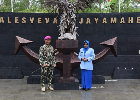 letjen marinir didoakan jadi kasal