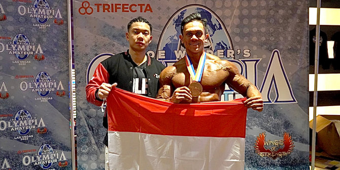 Banggakan Negeri, Atlet Evolene Indonesia Sabet 3 Medali dan Pro Card ke Mr. Olympia