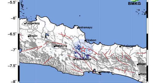 Gempa Magnitudo 3,8 Guncang Kuningan, Getaran Terasa sampai Cirebon