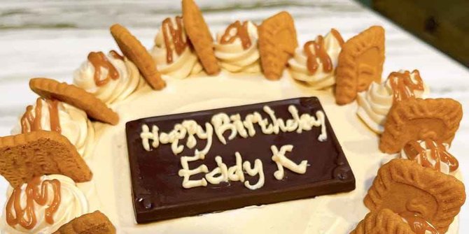 Gunakan Biskuit Asli Belgia, Rayakan Ulang Tahun dengan Speculoos Cake Birthday
