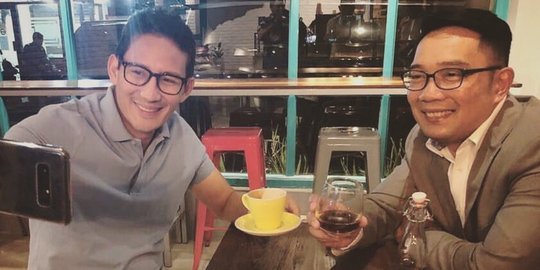 Survei Charta Politika: Ridwan Kamil dan Sandiaga Uno Cocok Jadi Cawapres