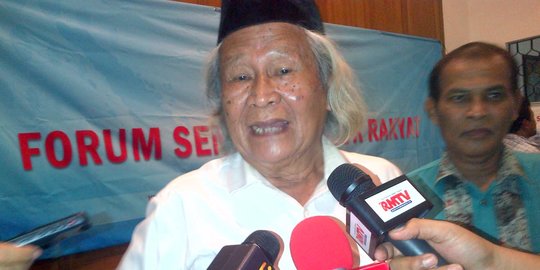 Pembuluh Darah Pecah, Budayawan Betawi Ridwan Saidi Dilarikan ke Rumah Sakit