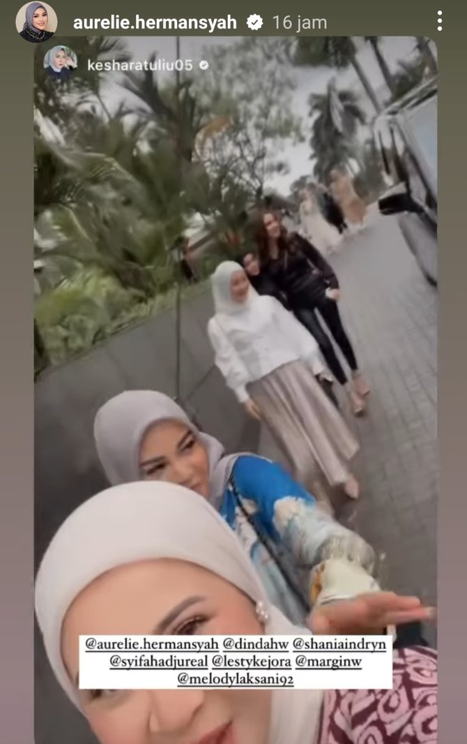 5 momen seru geng mamayu aurel hermansyah menang arisan