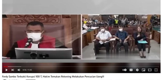 cek fakta benarkah video ferdy sambo terbukti korupsi rp100 triliun simak faktanya