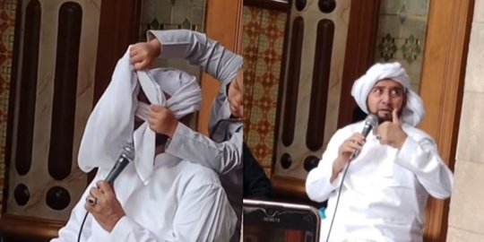 Momen Anak 'Istimewa' Mainkan Sorban Habib Syech Assegaf, Sikap Sang Ulama Disorot