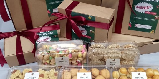 Penjualan Hampers Kue Kering Naik 400 Persen di Natal 2022