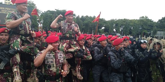 Jenderal Sigit usai Terima Brevet Kopassus: Saya jadi Kapolri, Tapi Darah Saya TNI