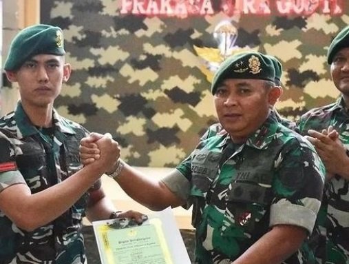 prajurit kostrad dapat penghargaan