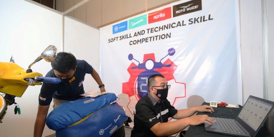 Piaggio Indonesia Sukses Gelar Aftersales dan Service Competition 2022