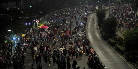 Malam Tahun Baru 2023 Polisi Berlakukan Car Free Night Di Jalan Sudirman Thamrin