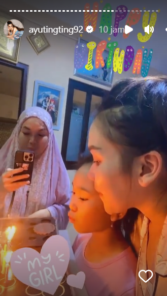 penuh kehangatan intip momen ulang tahun bilqis anak ayu ting ting yang ke 9