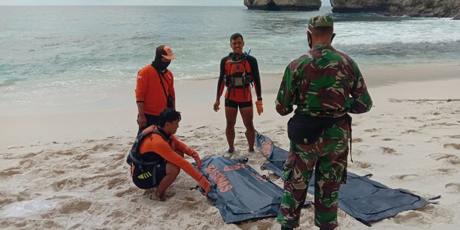 Jenazah WN Malaysia Terseret Ombak di Pantai Diamond Bali Ditemukan Mengapung