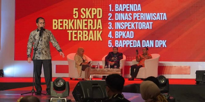 Bapenda Makassar Raih Predikat Pertama SKPD Terbaik Hasil Refleksi Akhir Tahun 2022