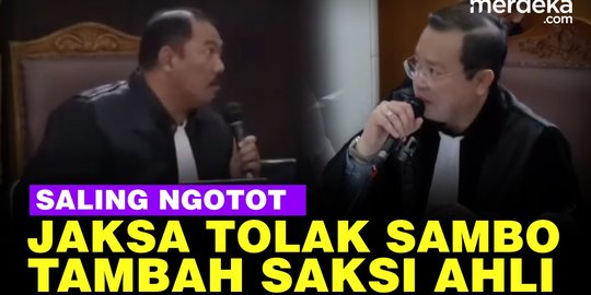 VIDEO: Jaksa Vs Pengacara Sambo, Debat Sengit Soal Tambahan Saksi Ahli