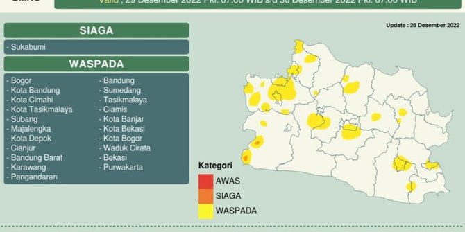 BMKG Prakirakan Wilayah Di Jawa Terjadi Cuaca Ekstrem Selama Dua Hari ...