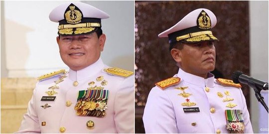 Sebelum Serahkan Tongkat Komando, Panglima TNI-Kasal Berlayar Pakai Kapal Yudhistira