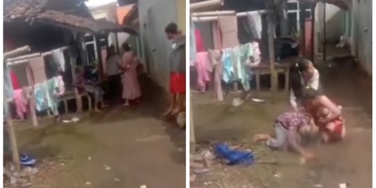 Viral Video Nenek di Cianjur Dibanting Istri Cucunya, Bikin Geram Warganet