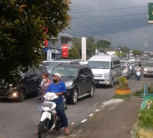 kemacetan pada beberapa ruas jalan di jogja