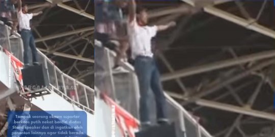 Viral Suporter Baku Hantam Gara-Gara Naik ke Speaker saat Laga Indonesia vs Thailand