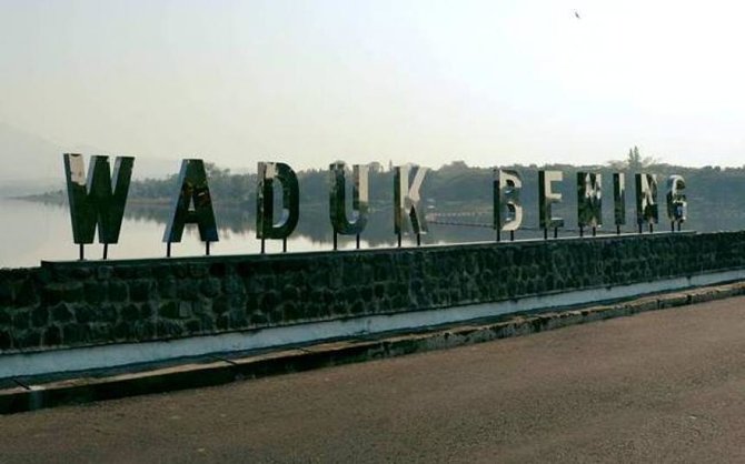 wisata waduk bening widas madiun
