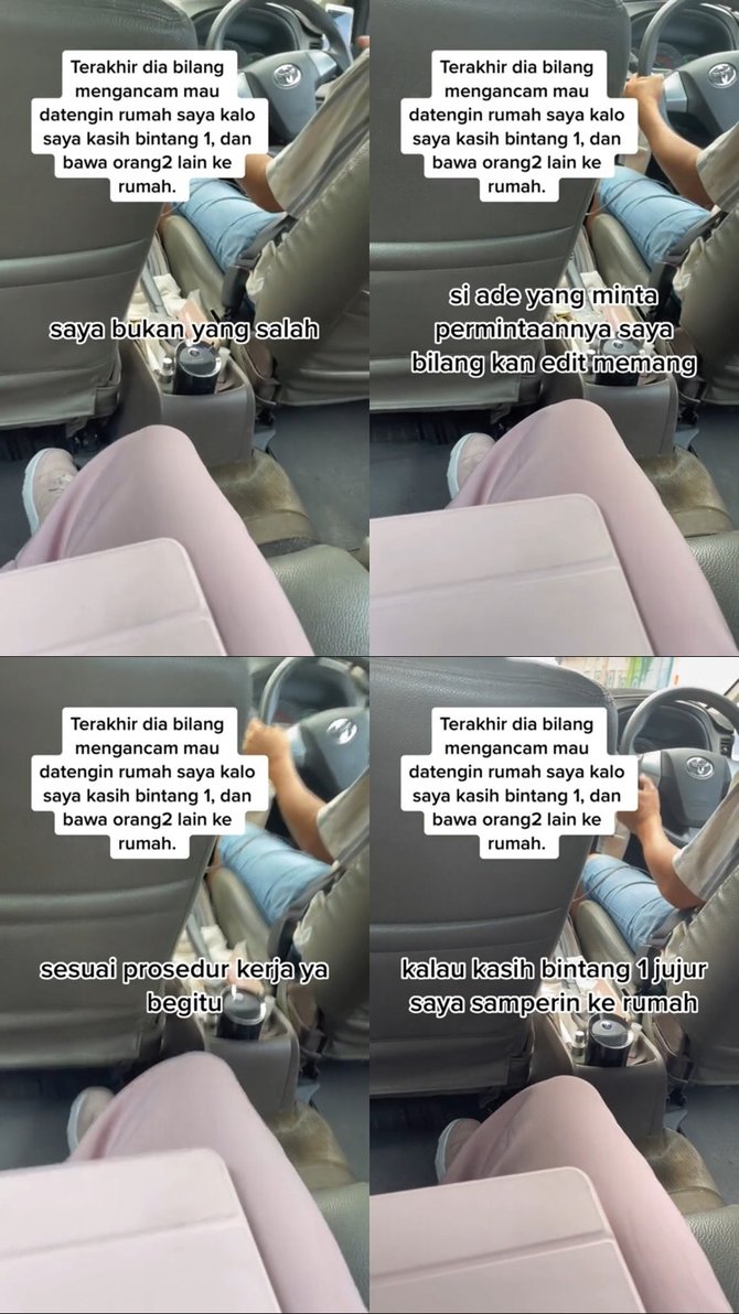 viral video driver ojol ancam penumpang begini kronologinya