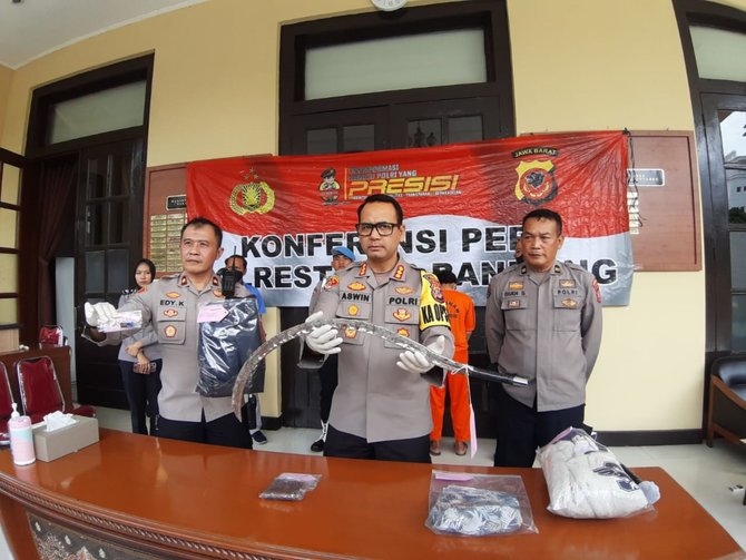 pelaku begal sadis yang viral di bandung ditangkap polisi