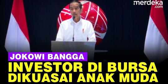 VIDEO: Jokowi Bangga Investor Bursa di Indonesia Dikuasai Anak Muda