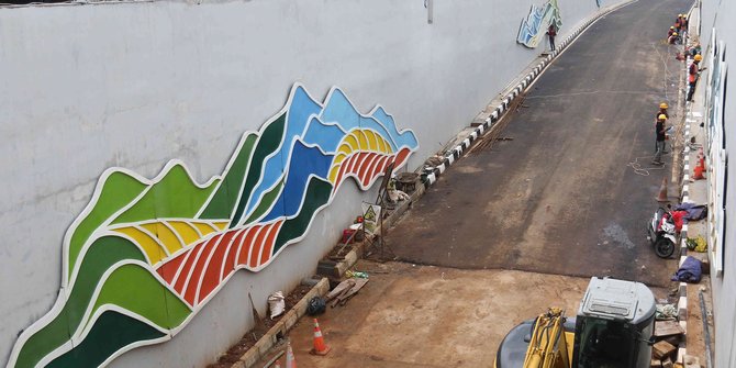 Pembangunan Underpass di Jalan Dewi Sartika Depok Molor