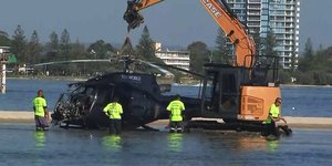 Dua Helikopter Australia Tabrakan di Udara, 4 Orang Tewas