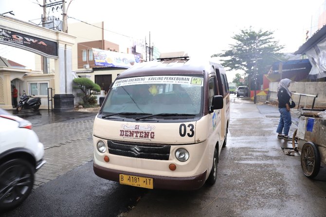 rute baru angkot si benteng kota tangerang