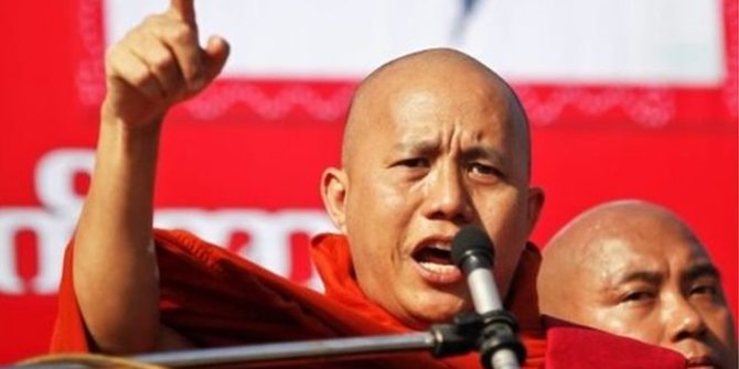 Biksu Radikal Myanmar Dianugerahi Penghargaan Nasional