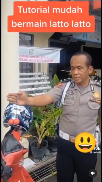 polisi ini bagikan tutorial main lato lato
