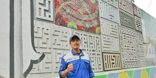 Bandung Punya Wisata Kaligrafi di Gang, Ada Lukisan Huruf Arab Sepanjang 500 Meter