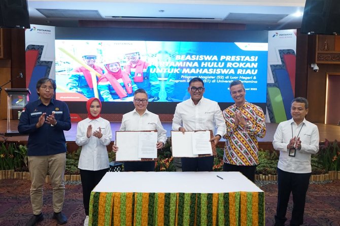 phr luncurkan beasiswa internasional dan universitas pertamina bagi putra putri riau