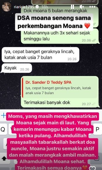 bukti tumbuh kembang moana