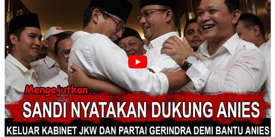 CEK FAKTA: Hoaks Sandiaga Keluar dari Kabinet Jokowi & Gerindra Demi Dukung Anies